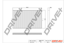 Filtr, vzduch v interiéru Dr!ve+ DP1110.12.0114