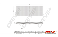 Filtr, vzduch v interiéru Dr!ve+ DP1110.12.0123