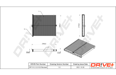 Filtr, vzduch v interiéru Dr!ve+ DP1110.12.0133