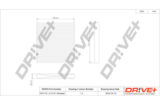 Filtr, vzduch v interiéru Dr!ve+ DP1110.12.0137