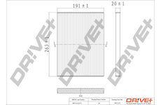 Filtr, vzduch v interiéru Dr!ve+ DP1110.12.0173