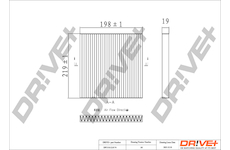 Filtr, vzduch v interiéru Dr!ve+ DP1110.12.0174