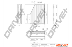 Filtr, vzduch v interiéru Dr!ve+ DP1110.12.0175