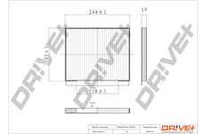 Filtr, vzduch v interiéru Dr!ve+ DP1110.12.0179