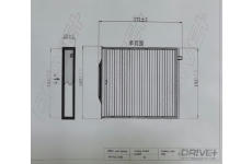 Filtr, vzduch v interiéru Dr!ve+ DP1110.12.0180