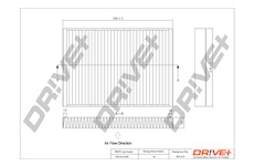 Filtr, vzduch v interiéru Dr!ve+ DP1110.12.0185