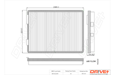 Filtr, vzduch v interiéru Dr!ve+ DP1110.12.0190
