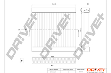 Filtr, vzduch v interiéru Dr!ve+ DP1110.12.0191