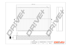 Filtr, vzduch v interiéru Dr!ve+ DP1110.12.0202