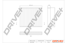 Filtr, vzduch v interiéru Dr!ve+ DP1110.12.0204