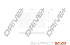 Filtr, vzduch v interiéru Dr!ve+ DP1110.12.0207