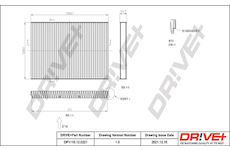 Filtr, vzduch v interiéru Dr!ve+ DP1110.12.0221