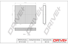 Filtr, vzduch v interiéru Dr!ve+ DP1110.12.0222