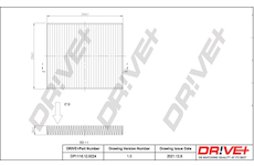 Filtr, vzduch v interiéru Dr!ve+ DP1110.12.0224