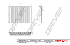 Filtr, vzduch v interiéru Dr!ve+ DP1110.12.0226