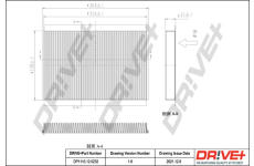 Filtr, vzduch v interiéru Dr!ve+ DP1110.12.0232