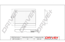 Filtr, vzduch v interiéru Dr!ve+ DP1110.12.0233