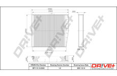 Filtr, vzduch v interiéru Dr!ve+ DP1110.12.0240