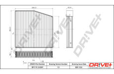 Filtr, vzduch v interiéru Dr!ve+ DP1110.12.0241