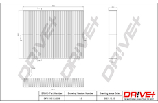 Filtr, vzduch v interiéru Dr!ve+ DP1110.12.0249