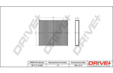 Filtr, vzduch v interiéru Dr!ve+ DP1110.12.0254