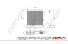 Filtr, vzduch v interiéru Dr!ve+ DP1110.12.0255