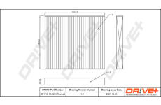 Filtr, vzduch v interiéru Dr!ve+ DP1110.12.0284