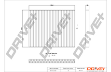 Filtr, vzduch v interiéru Dr!ve+ DP1110.12.0328