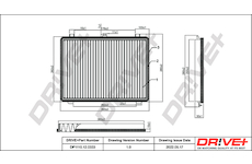 Filtr, vzduch v interiéru Dr!ve+ DP1110.12.0333