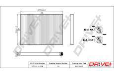 Filtr, vzduch v interiéru Dr!ve+ DP1110.12.0336