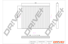 Filtr, vzduch v interiéru Dr!ve+ DP1110.12.0341