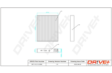 Filtr, vzduch v interiéru Dr!ve+ DP1110.12.0346