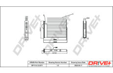 Filtr, vzduch v interiéru Dr!ve+ DP1110.12.0371