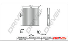 Filtr, vzduch v interiéru Dr!ve+ DP1110.12.0373