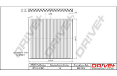 Filtr, vzduch v interiéru Dr!ve+ DP1110.12.0374