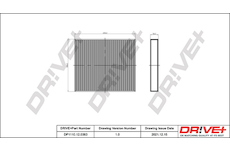 Filtr, vzduch v interiéru Dr!ve+ DP1110.12.0383