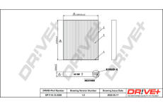 Filtr, vzduch v interiéru Dr!ve+ DP1110.12.0385