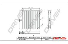 Filtr, vzduch v interiéru Dr!ve+ DP1110.12.0394