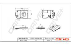 Hydraulický filtr, automatická převodovka Dr!ve+ DP1110.14.0024