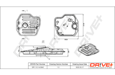 Sada hydraulického filtru, automatická převodovka Dr!ve+ DP1110.14.0042