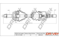 Hnací hřídel Dr!ve+ DP2110.10.0650
