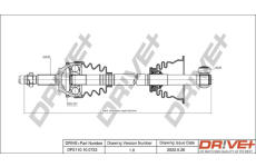 Hnací hřídel Dr!ve+ DP2110.10.0723