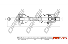 Hnací hřídel Dr!ve+ DP2110.10.0725