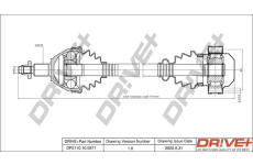 Hnací hřídel Dr!ve+ DP2110.10.0871