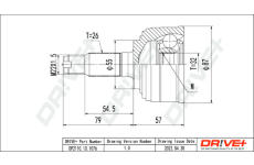 Sada kloubů, hnací hřídel Dr!ve+ DP2110.10.1076