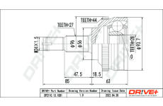 Sada kloubů, hnací hřídel Dr!ve+ DP2110.10.1081