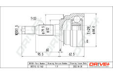 Sada kloubů, hnací hřídel Dr!ve+ DP2110.10.1163