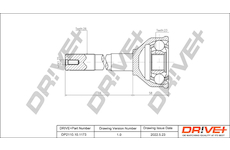 Sada kloubů, hnací hřídel Dr!ve+ DP2110.10.1173