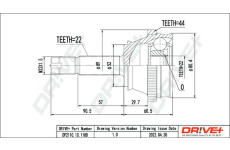 Sada kloubů, hnací hřídel Dr!ve+ DP2110.10.1180