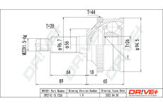 Sada kloubů, hnací hřídel Dr!ve+ DP2110.10.1226